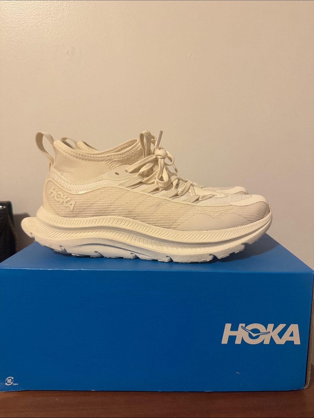 Hoka Women's All-White Athletic Sneakers